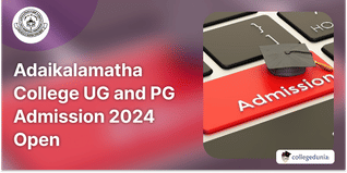 Adaikalamatha College UG and PG Admission 2024 Open; Check the Direct Link to Apply Here